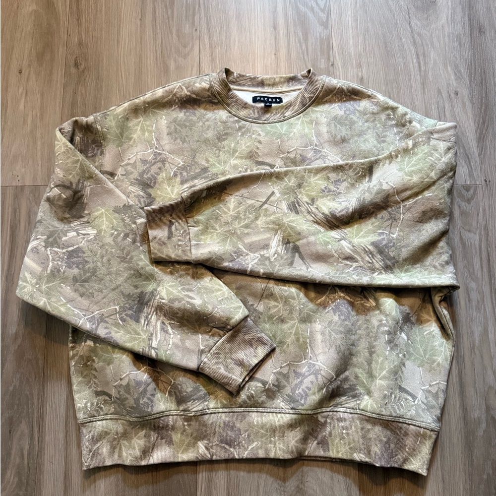 Camo Pattern Sweater